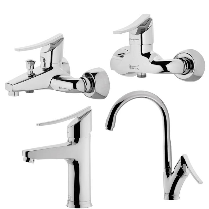 ست شیرآلات درخشان مدل لوکس Derakhshan Lux Set Faucets